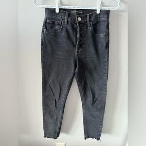Denim Forum Black High Rise Jeans